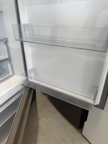 Factory second Haier HRF420BS 433 L Bottom-Mount Refrigerator – Satina Finish